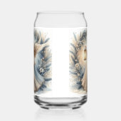 Celestial Winter Angel Lantern of Peace Blikvorm Glas (Links)