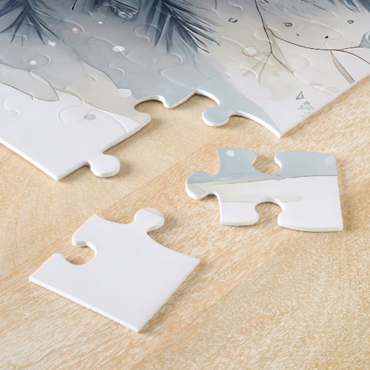 Celestial Winter Angel Lantern of Peace Legpuzzel (Zijkant)