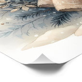 Celestial Winter Angel Lantern of Peace Perfect Poster (Hoek)