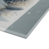 Celestial Winter Angel Lantern of Peace Snijplank (Hoek)