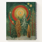 Celestial Winter Grove Notitieboek (Achterkant)