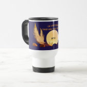 Celestial Wisdom Blue Travel Mug Reisbeker (Voorkant links)