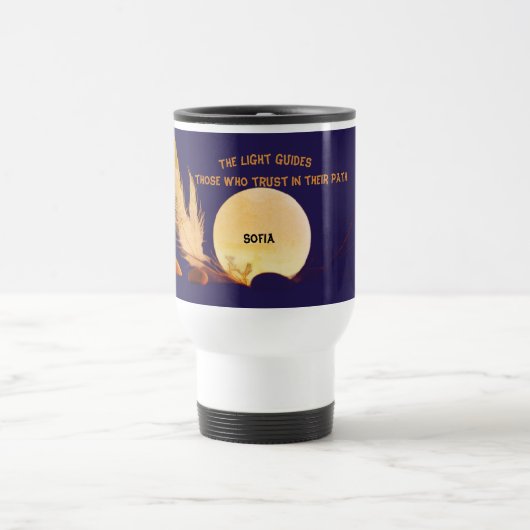 Celestial Wisdom Blue Travel Mug Reisbeker (Center)