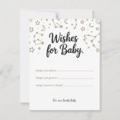 Celestial Wishes for Baby - Aangepaste wensen Feestdagenkaart (Voorkant)