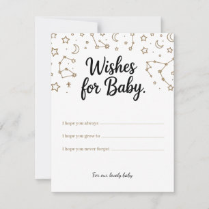 Celestial Wishes for Baby - Aangepaste wensen Feestdagenkaart