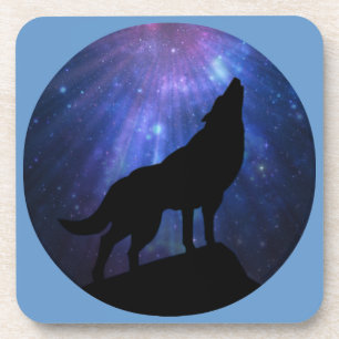 Celestial Wolf Bier Onderzetter