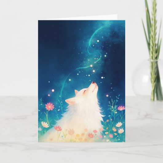 Celestial Wolf Kaart (Voorkant)