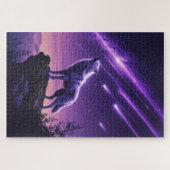 Celestial Wolf - Mystic Howl Puzzle Legpuzzel (Horizontaal)