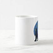 Celestial Wolf Mystical Art Invitation Koffiemok (Center)