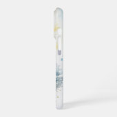 Celestial Wolf Night Sky Gold Filigree iPhone 16 P Hoesje (Linkerkant)