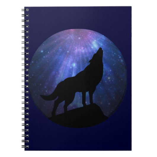 Celestial Wolf Notitieboek (Voorkant)