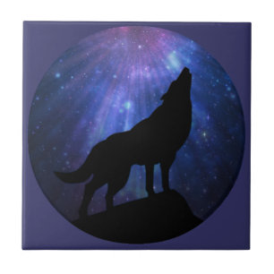 Celestial Wolf Tegeltje