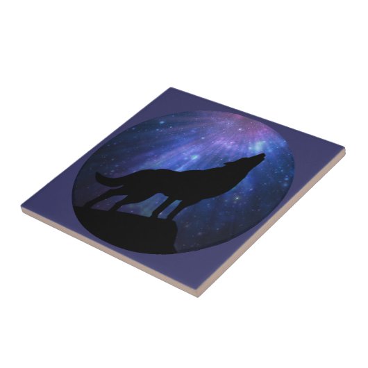 Celestial Wolf Tegeltje (Zijkant)