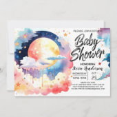 Celestial Wonder Baby shower Kaart (Voorkant)