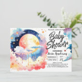 Celestial Wonder Baby shower Kaart (Staand voorkant)