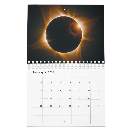 Celestial Wonders: een jaar van kosmische schoonhe Kalender (Feb 2026)