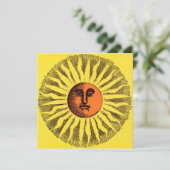  Celestial Yellow glimlachend Happy Hippie Sun (Staand voorkant)