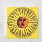  Celestial Yellow glimlachend Happy Hippie Sun (Voorkant)