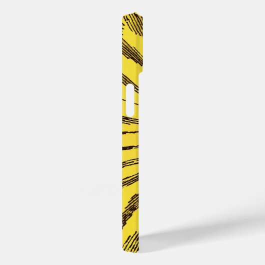  Celestial Yellow glimlachend Happy Hippie Sun Case-Mate iPhone Case (Achterkant / Rechts)