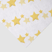 Celestial Yellow Schattige Stars Baby shower Tissuepapier (Detail)