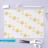 Celestial Yellow Schattige Stars Baby shower Tissuepapier (Craft)