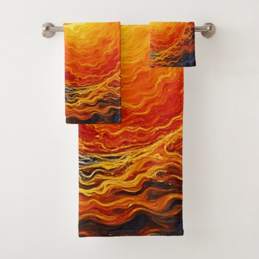 Celestial Yin Yang Art Bad Handdoek (Insitu)