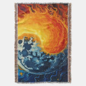 Celestial Yin Yang Art Deken (Voorkant Verticaal)