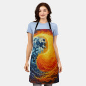 Celestial Yin Yang Art Schort (Gedragen)