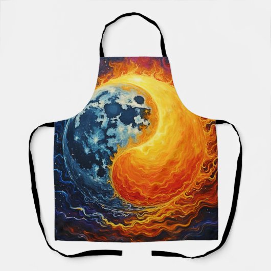 Celestial Yin Yang Art Schort (Voorkant)