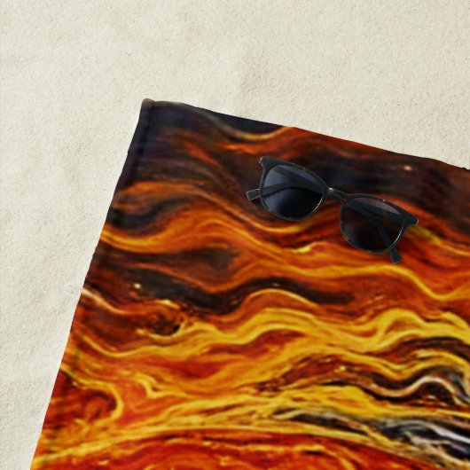 Celestial Yin Yang Art Strandlaken (In situ)