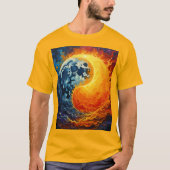 Celestial Yin Yang Art T-shirt (Voorkant)