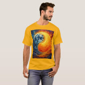 Celestial Yin Yang Art T-shirt (Voorkant volledig)