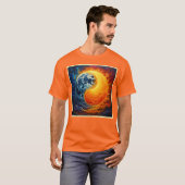 Celestial Yin Yang Art T-shirt (Voorkant volledig)