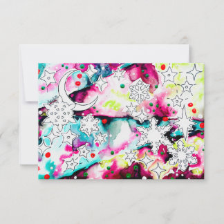 Celestial Yule Card Kaart