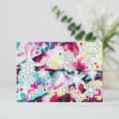 Celestial Yule Card Kaart (Staand voorkant)