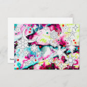 Celestial Yule Card Kaart (Voorkant / Achterkant)