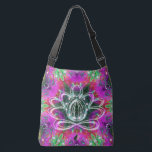 Celestial Zen Lotus Crossbody Tas<br><div class="desc">In a stellar kaleidoscope the spirit of the Zen Lotus centers its energy. Center your energy and become as one with this cosmic tote of the new age. Pack your bag with your mat and block and blanket and head for the ashram to do your practice. Perfect for all your...</div>