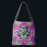 Celestial Zen Lotus Crossbody Tas<br><div class="desc">In a stellar kaleidoscope the spirit of the Zen Lotus centers its energy. Center your energy and become as one with this cosmic tote of the new age. Pack your bag with your mat and block and blanket and head for the ashram to do your practice. Perfect for all your...</div>