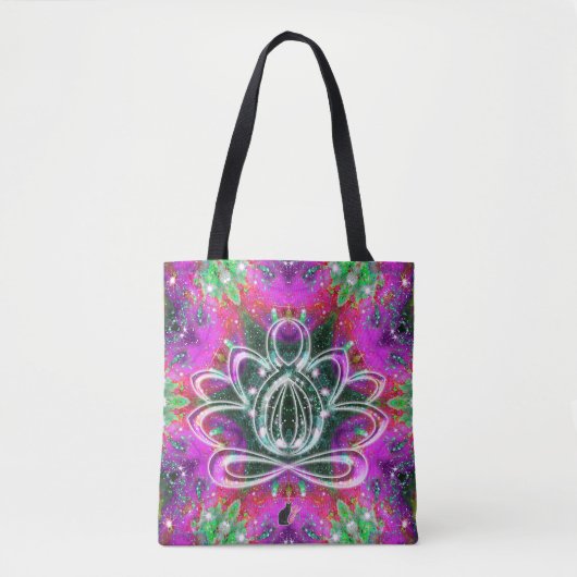 Celestial Zen Lotus Tote Bag (Voorkant)