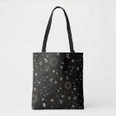 Celestial Zodiac All-Over Print Canvas tas (Voorkant)
