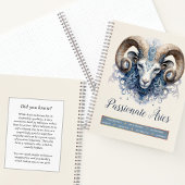 Celestial Zodiac Ram Etherische Fantasy Ram Ram Notitieboek