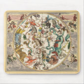  Celestial Zodiac Star Constellation Map Muismat (Voorkant)