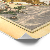 Celestial Zodiac Star Constellation Map Poster (Hoek)