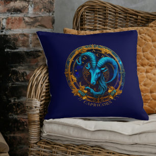 Celestial Zodiac Zee Geitsymbool Fantasy Steenbok Kussen