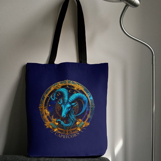 Celestial Zodiac Zee Geitsymbool Fantasy Steenbok Tote Bag