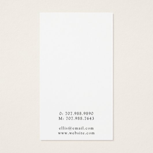 Celestial Zon Maan Oorbel Sieraden Display Visitekaartje (Achterkant)