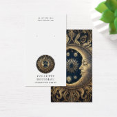 Celestial Zon Maan Oorbel Sieraden Display Visitekaartje (Bureau)