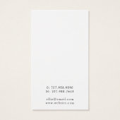 Celestial Zon Maan Oorbel Sieraden Display Visitekaartje (Achterkant)