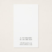 Celestial Zon Maan Oorbel Sieraden Display Visitekaartje (Achterkant)