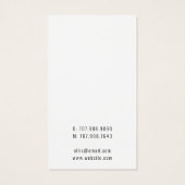 Celestial Zon Maan Oorbel Sieraden Display Visitekaartje (Achterkant)